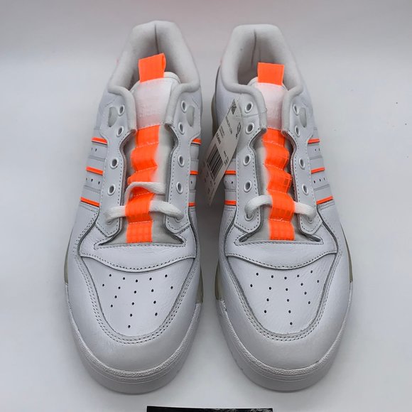NEW Adidas Rivalry Low White Orange main image 8
